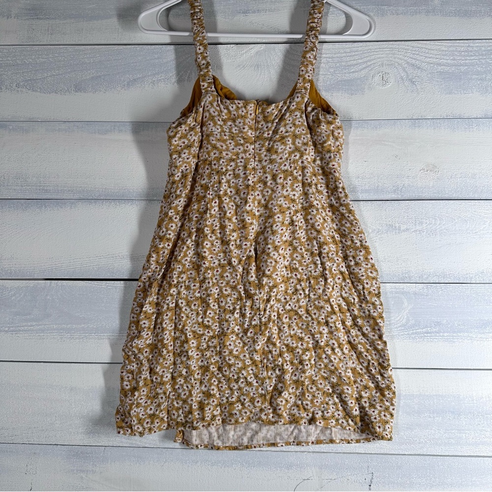 Yellow Floral Aeropostale Sundress with slit S - Picture 5 of 5